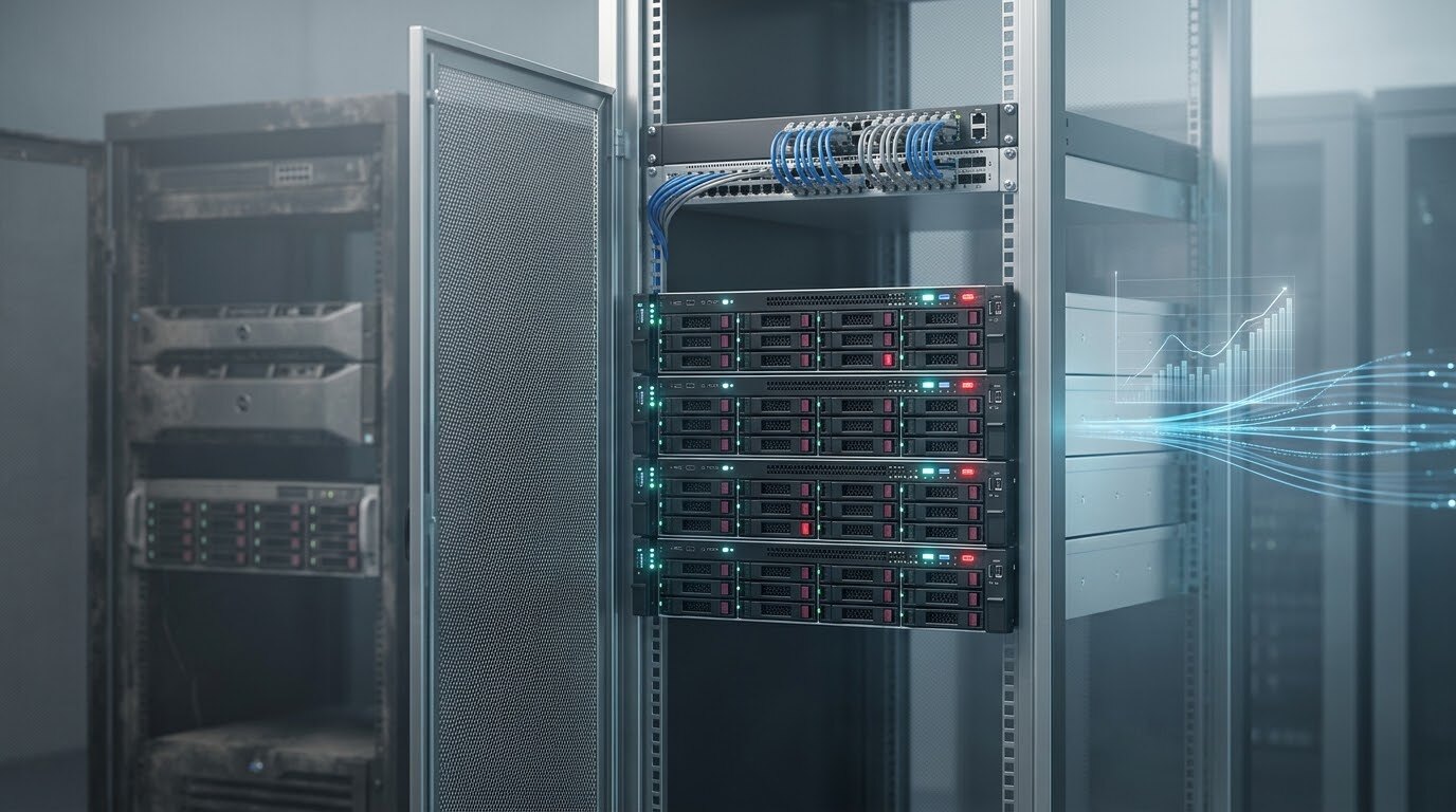 Klaster hiperkonwergentny HPE, Cisco i Proxmox Virtual Environment